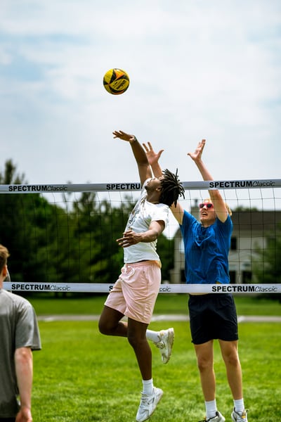 volleyball action photo