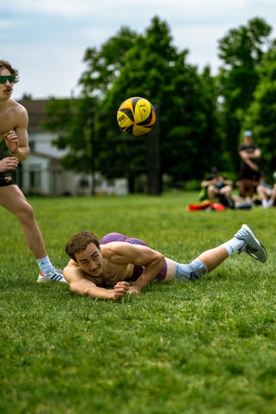 volleyball action photo