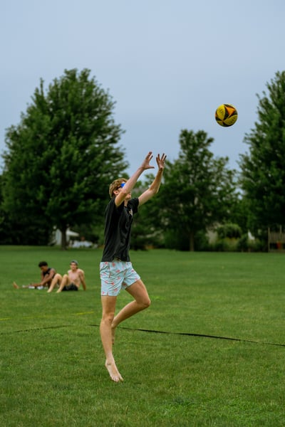 volleyball action photo