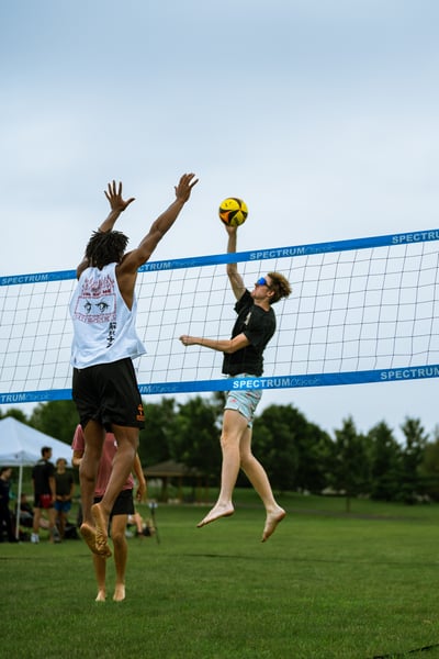 volleyball action photo