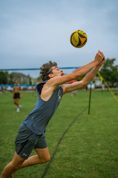 volleyball action photo