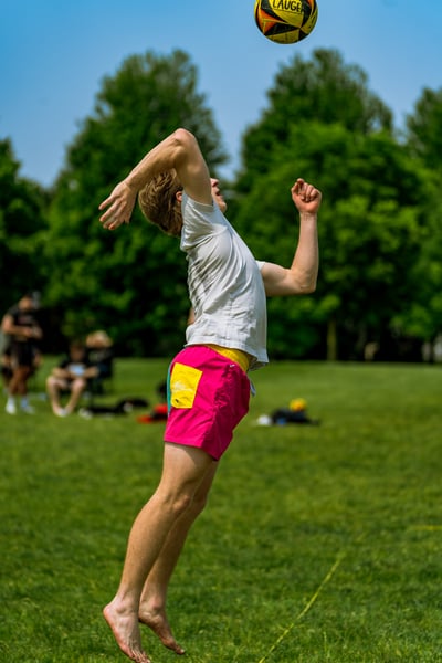 volleyball action photo