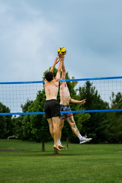 volleyball action photo