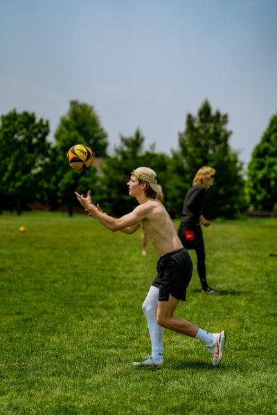 volleyball action photo