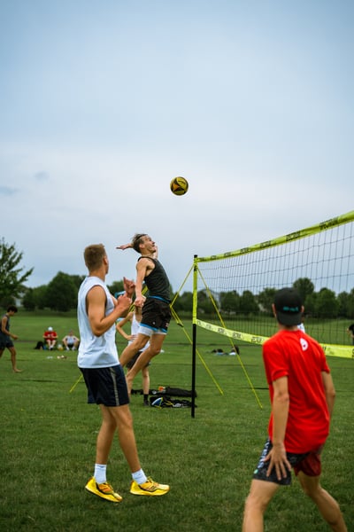 volleyball action photo